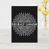 Nirvikalp Samadhi Mandala Heilige Fraktale Geometr Karte (Gelbe Blume)