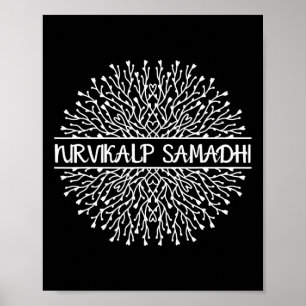 Nirvikalp Samadhi Mandala Heilige Fraktale Geometr Poster