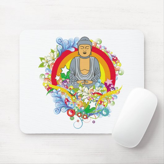 Nirwana Buddha Mousepad (Mit Mouse)