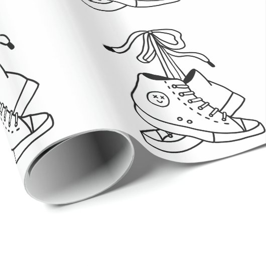 NIRWANA-GEGENTEIL, GEGENTEIL, TURNSCHUHE, GESCHENKPAPIER (Rolleneckpunkt)