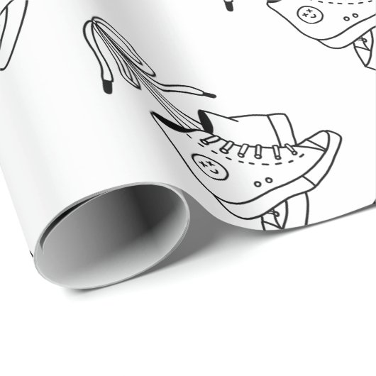 NIRWANA-GEGENTEIL, GEGENTEIL, TURNSCHUHE, GESCHENKPAPIER (Rolleneckpunkt)