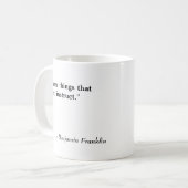 Nirwana-Nugget - Tassen-Schablone Kaffeetasse (Vorderseite Links)