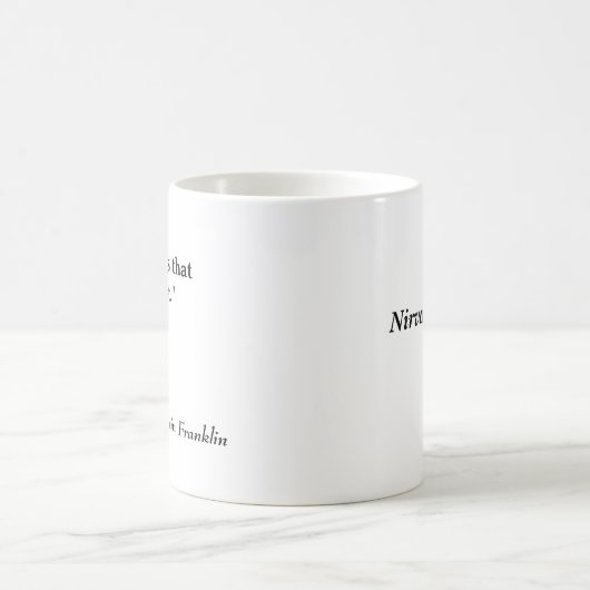 Nirwana-Nugget - Tassen-Schablone Kaffeetasse (Mittel)