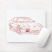 Nis 240SX S14 Mousepad (Mit Mouse)