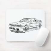Nis-Skyline GTR R32 Mousepad (Mit Mouse)