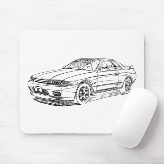 Nis-Skyline GTR R32 Mousepad (Mit Mouse)