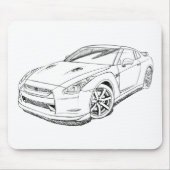 Nis-Skyline GTR R35 Mousepad (Vorne)