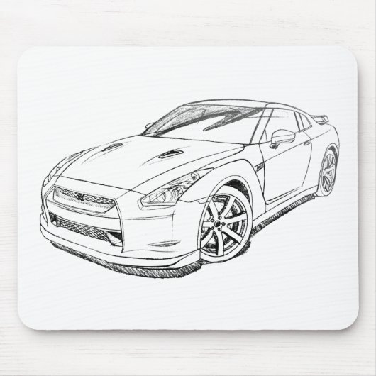 Nis-Skyline GTR R35 Mousepad (Vorne)