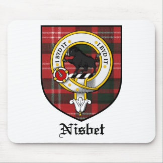Nisbet Clan-Wappen-AbzeichenTartan Mousepad