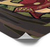 Nischen Sie sich auf den Samurai Poster (Ecke)