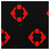 Nischen-Stolzflagge (Schwarz) Stoff (Nahaufnahme)