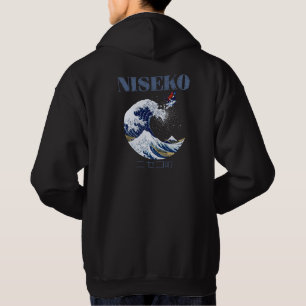 Niseko Free Rider, Vintage japanische Kunst Hoodie