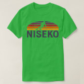 Niseko Hokkaido Island Japan Ski Resort Snowboard T-Shirt (Design vorne)