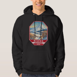 Niseko Hokkaido Japan Winter Travel Art Vintag Hoodie