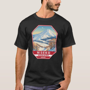 Niseko Hokkaido Japan Winterreisen Kunst Vintage T-Shirt