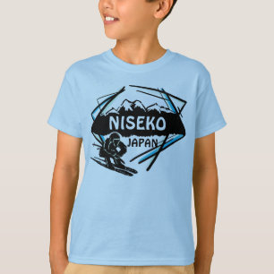 Niseko Japan Blue Bys Skigo Logo Art tee