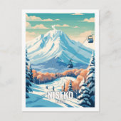 Niseko Japan Famous Travel Places Postkarte (Vorderseite)