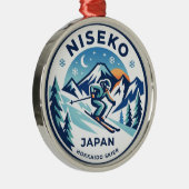 Niseko Japan Ornament Aus Metall (Rechts)