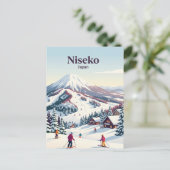 Niseko Japan Postkarte (Stehend Vorderseite)