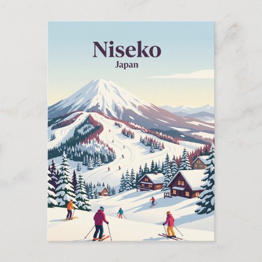Niseko Japan Postkarte (Vorderseite)