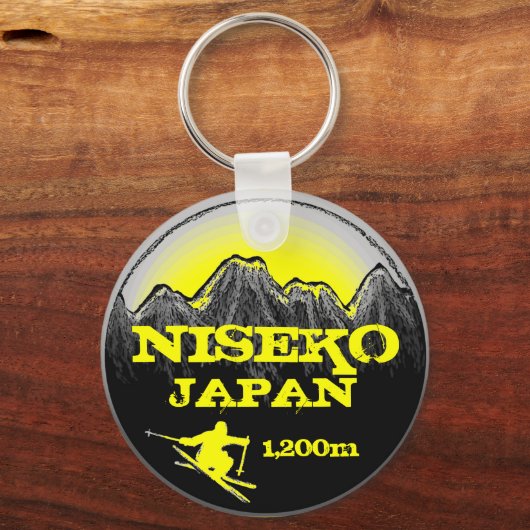 Niseko Japan Schlüsselanhänger (Vorderseite)