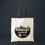 Niseko Japan Schwarz-weiße Skitasche Tragetasche<br><div class="desc">Niseko Japan Schwarz-weiße Skitasche</div>