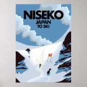 Niseko Japan Ski Print Poster (Vorne)