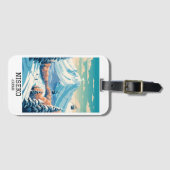 Niseko Japan Winterreise Gepäckanhänger (Vorderseite (Horizontal))