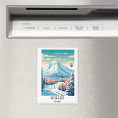 Niseko Japan Winterreise Magnet (In Situ (Geschirrspüler))
