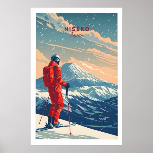 Niseko-Reiseposter - Japan 1 Poster (Vorne)