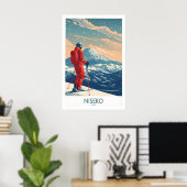 Niseko Ski Print - Japan 1 Poster (Heimbüro)