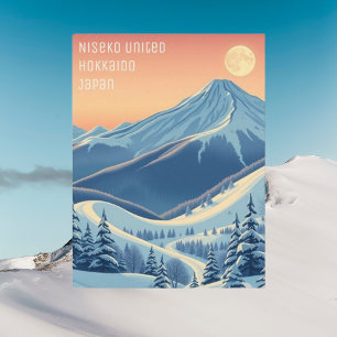 Niseko United Japan Hokkaido Skikarte Postkarte