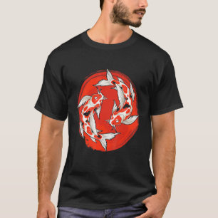 Nishikigoi Koi Asiatischer Karpfen Teichfisch Japa T-Shirt