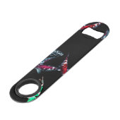 Nishikigoi Koi Färbungs-Fische Speed Flaschenöffner (Rückseite Schrägansicht)