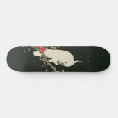 Nishimura weißer Cockatoo-asiatischer Kunst-Druck Skateboard (Horizontal)