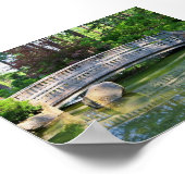 Nishinomiya Japanischer Garten im Manito Park Poster (Ecke)