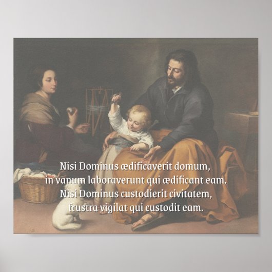 Nisi Dominus Print Poster (Vorne)
