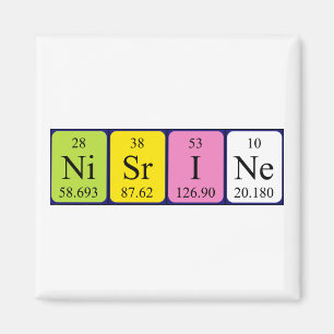 Nisrine Periodenmagnet Magnet
