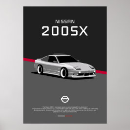 NISSAN 200SX POSTER