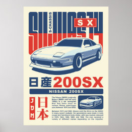 NISSAN 200SX POSTER