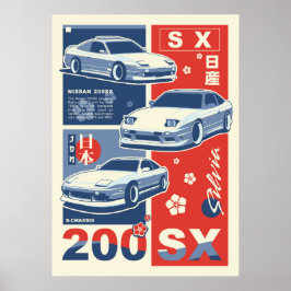 NISSAN 200SX POSTER