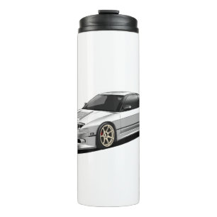 Nissan 240sx handgezeichnete Kunstwerke Thermosbecher