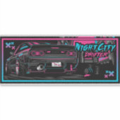 Nissan 240sx s13 aufkleber (Vorderseite)