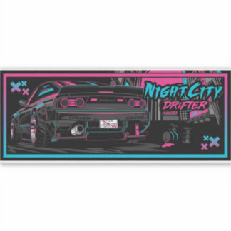 Nissan 240sx s13 aufkleber