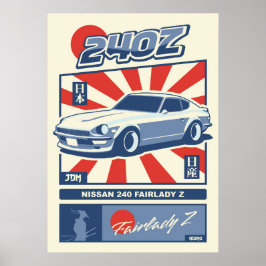 NISSAN 240Z POSTER