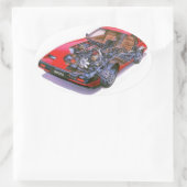 Nissan 300zx Aufkleber (Tasche)