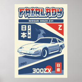 Nissan 300ZX Z31 Poster