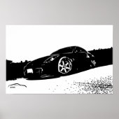 Nissan 350z Front Stance Poster (Vorne)