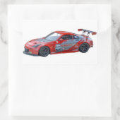 Nissan 350z High-Definition-Sticker Cutout Rechteckiger Aufkleber (Tasche)