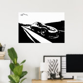 Nissan 350z Rolling Shot Poster (Heimbüro)